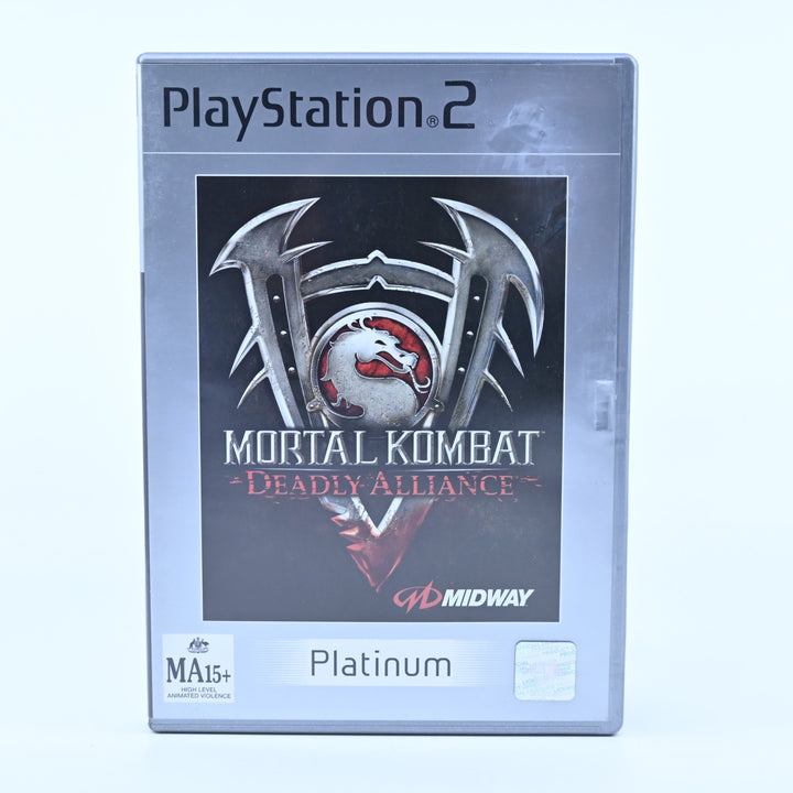 Mortal Kombat Deadly Alliance - Sony Playstation 2 / PS2 Game + Manual - PAL