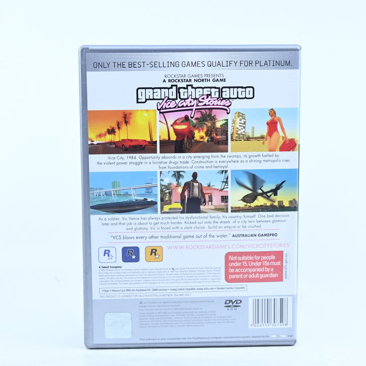 Grand Theft Auto: Vice City Stories Sony Playstation 2/ PS2 Game + Manual + Map