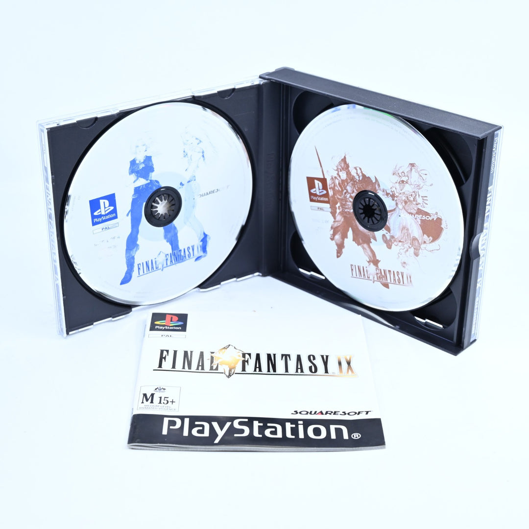 Final Fantasy IX 9 - Sony Playstation 1 / PS1 Game + Manual - PAL - MINT DISC!