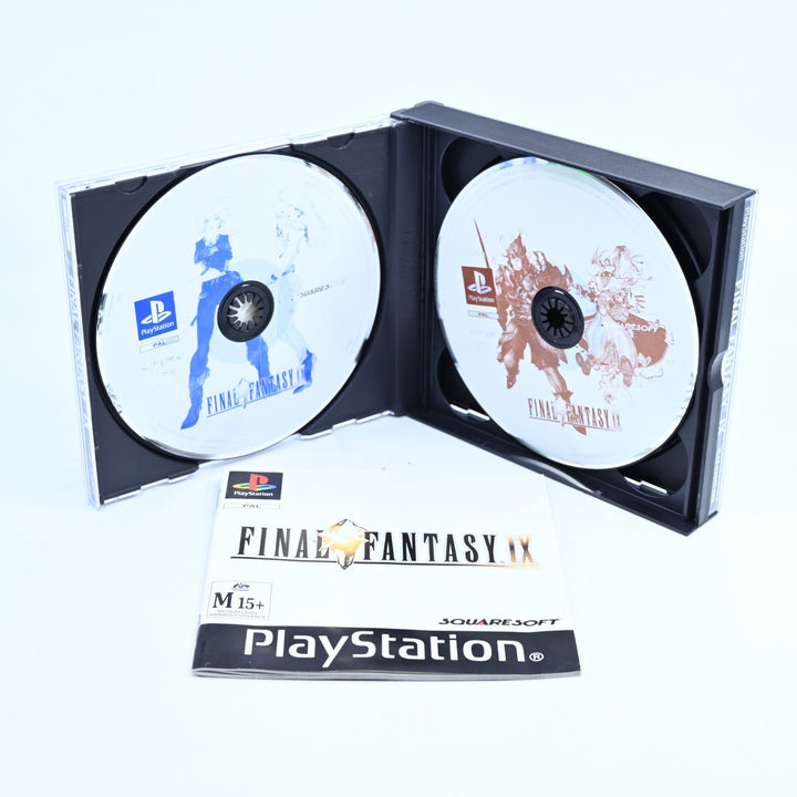 Final Fantasy IX 9 - Sony Playstation 1 / PS1 Game + Manual - PAL - MINT DISC!