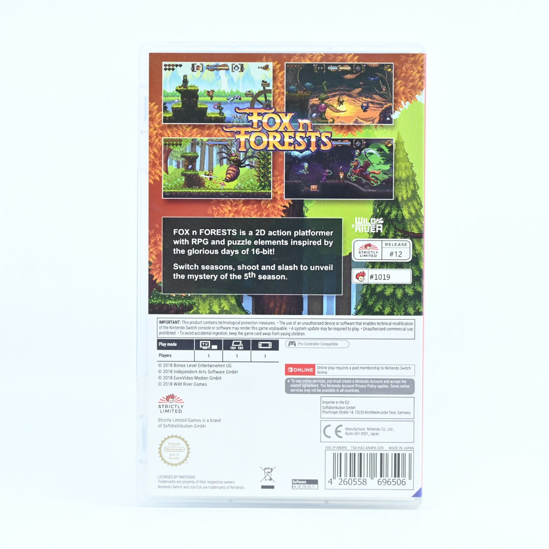 Fox n Forests - #1019 - Nintendo Switch Game - FREE POST! Strictly Limited RARE!