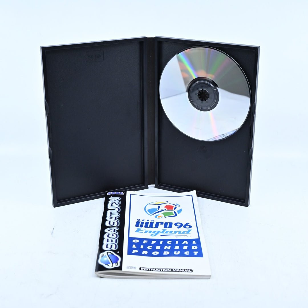 UEFA Euro 96 - Sega Saturn Game + Manual - PAL - MINT DISC!