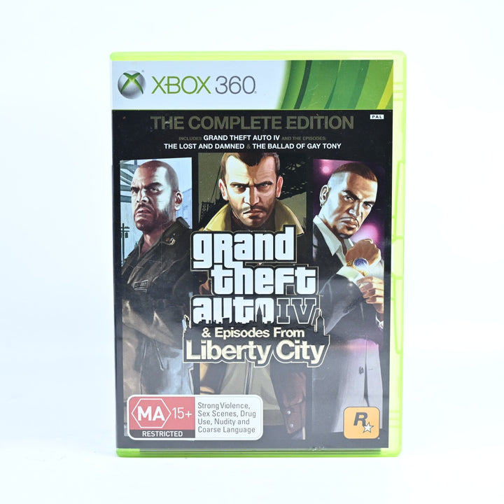 Grand Theft Auto IV & Episodes from Liberty City - Xbox 360 Game + Manual