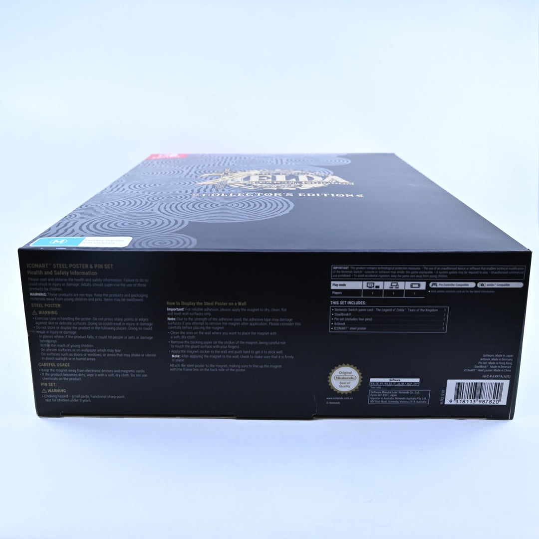 The Legend Of Zelda Tears Of The Kingdom Collectors Edition + Bag - Switch Game