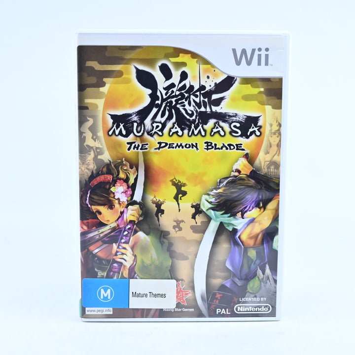 Muramasa: The Demon Blade - Nintendo Wii Game + Manual - PAL - MINT DISC!