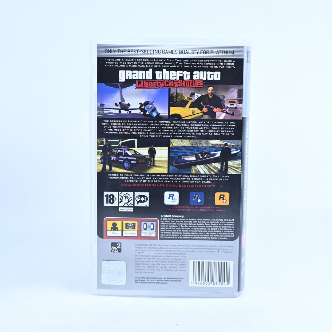 Grand Theft Auto: Liberty City Stories - Sony PSP Game + Manual + Poster