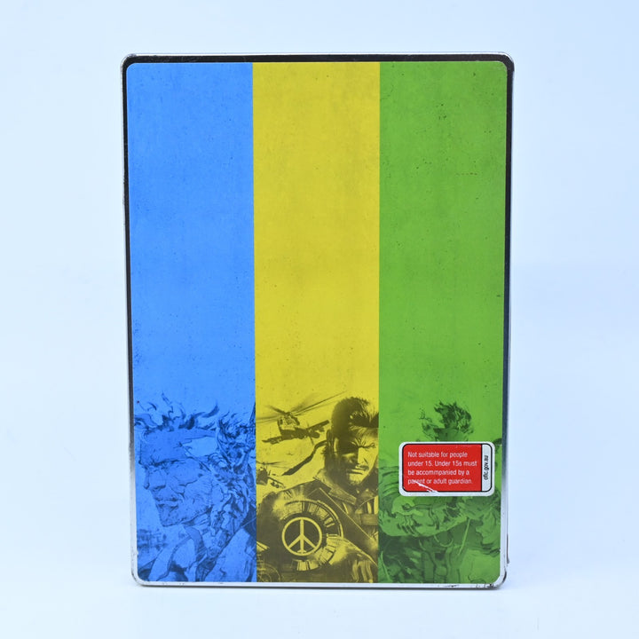 Metal Gear Solid HD Collection - Steelbook - Xbox 360 Game + Manual - PAL