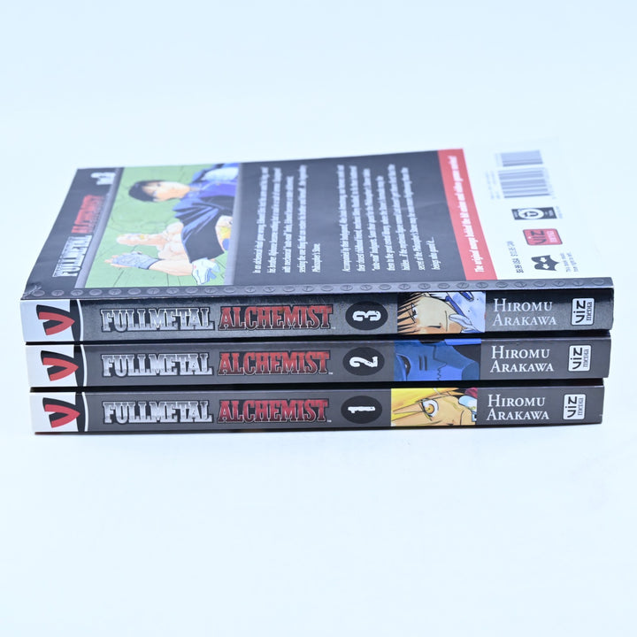Fullmetal Alchemist - Volumes 1-3 - Viz Media - Hiromu Arakawa - Manga