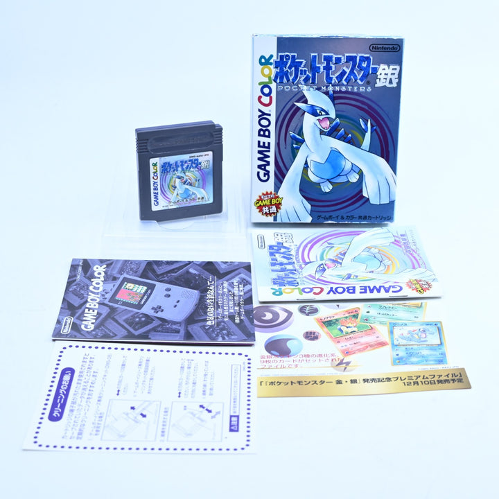 Pokemon Silver Version - Nintendo Gameboy Color Boxed Game - NTSC-J NEW BATTERY!