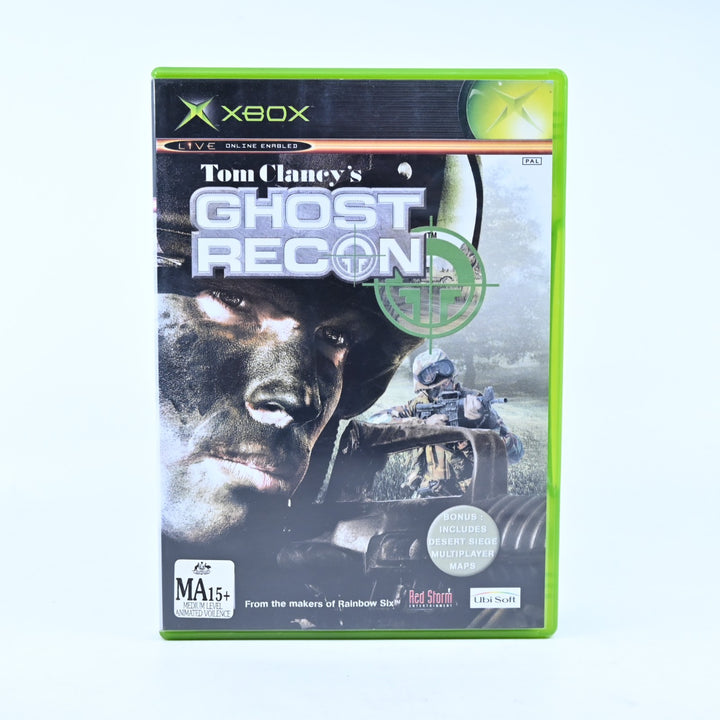 Tom Clancy's Ghost Recon - Original Xbox Game + Manual - PAL - MINT DISC!