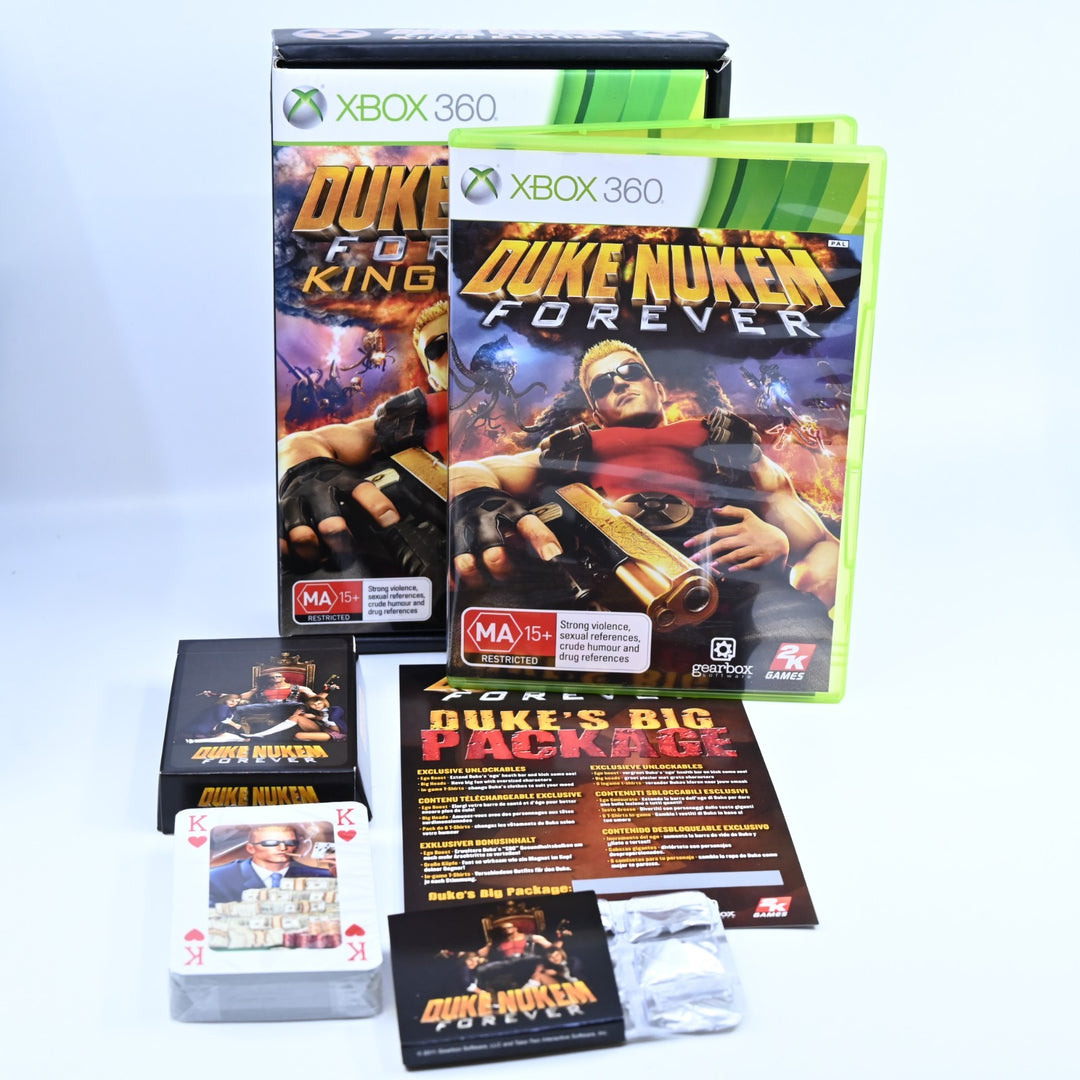 Duke Nukem Forever King Edition 805/2500 - Xbox 360 Game + Manual - PAL