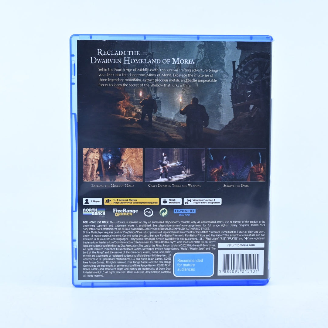 The Lord of the Rings: Return to Moria - Sony Playstation 5 / PS5 Game