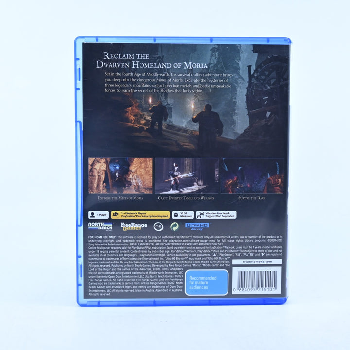 The Lord of the Rings: Return to Moria - Sony Playstation 5 / PS5 Game