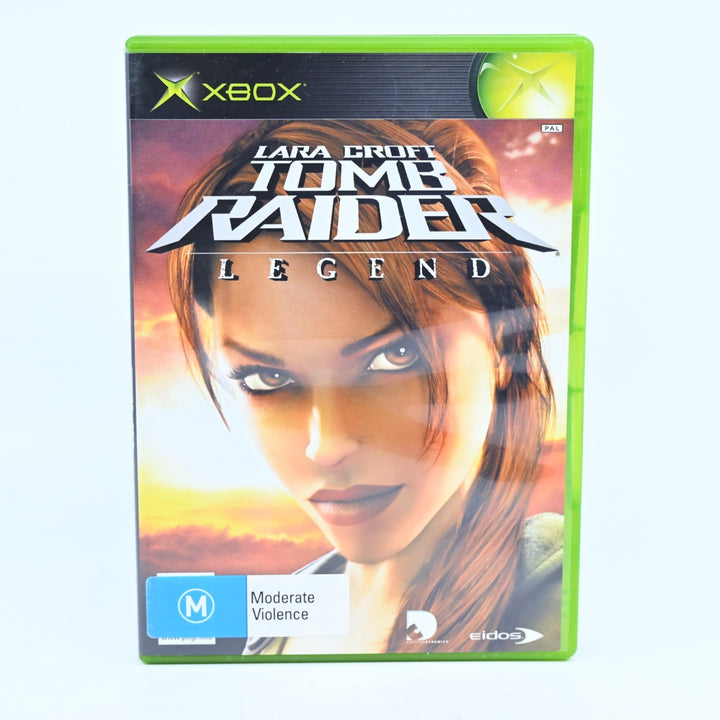 Lara Croft Tomb Raider Legend - Original Xbox Game + Manual - PAL - MINT DISC!
