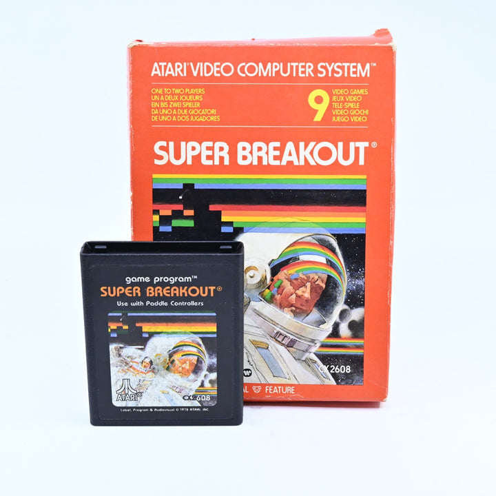 Super Breakout - Atari 2600 Boxed Game - No Manual - PAL - FREE POST!
