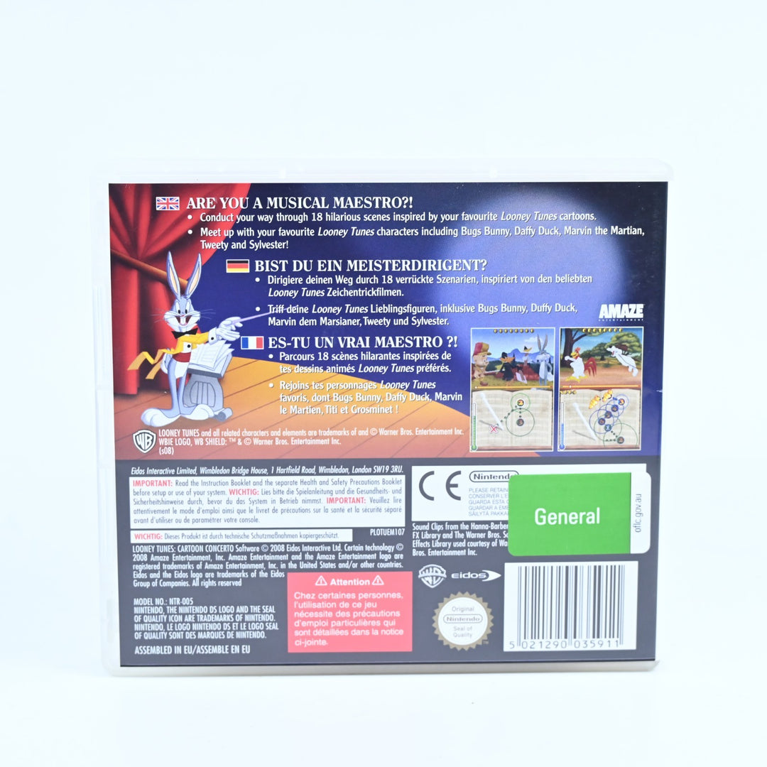 Looney Tunes: Cartoon Concerto - Nintendo DS Game - PAL + Manual - FREE POST!