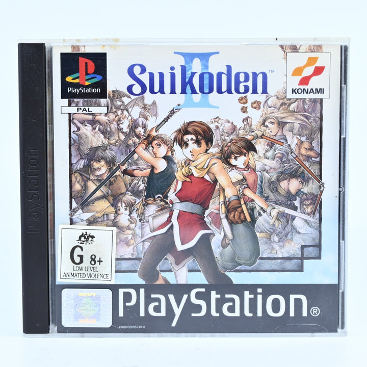 Suikoden II - Sony Playstation 1 / PS1 Game + Manual - PAL - MINT DISC!