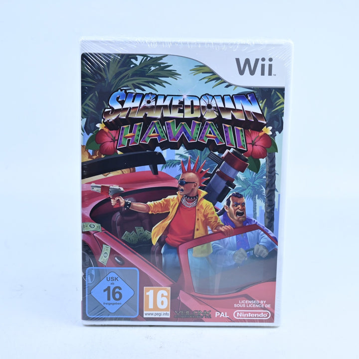 SEALED! Shakedown: Hawaii - Nintendo Wii Game + Manual - PAL - MINT DISC!