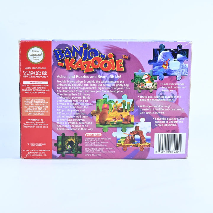 Banjo-Kazooie - N64 / Nintendo 64 Boxed Game - PAL - FREE POST!