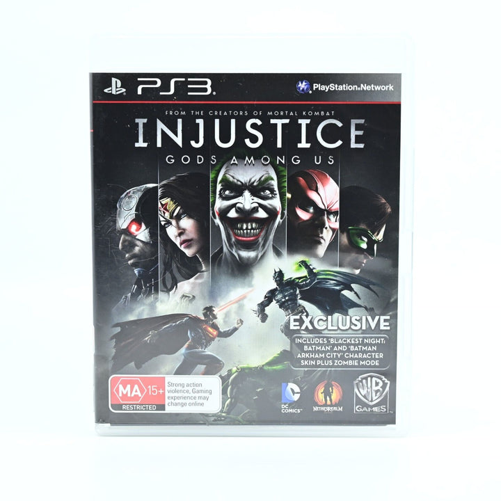 Injustice: Gods Among Us - Sony Playstation 3 / PS3 Game + Manual - FREE POST!