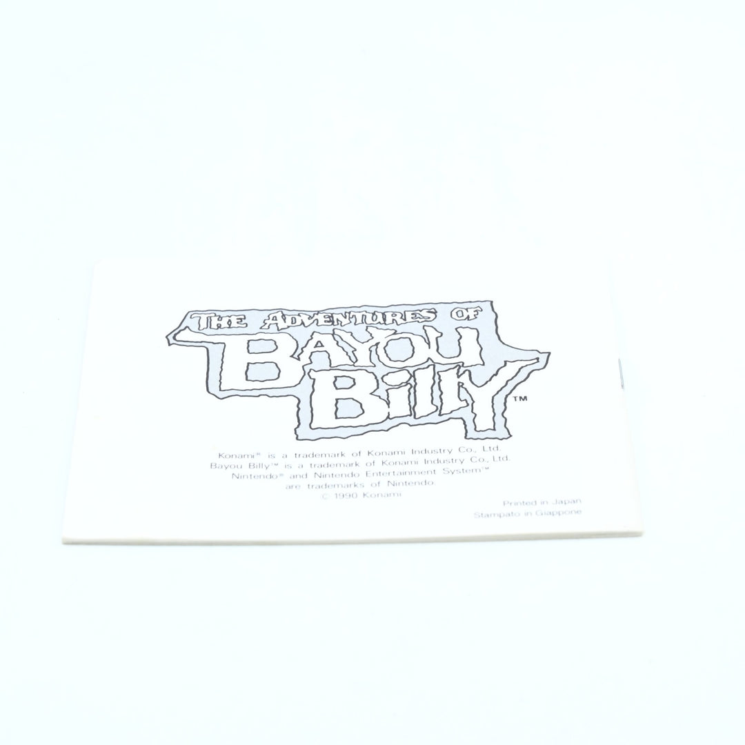 The Adventures of Bayou Billy - Nintendo Entertainment System / NES Boxed Game