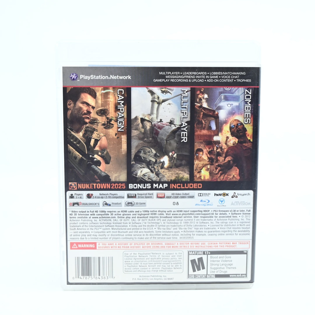 Call of Duty: Black Ops II - Sony Playstation 3 / PS3 Game + Manual - FREE POST!