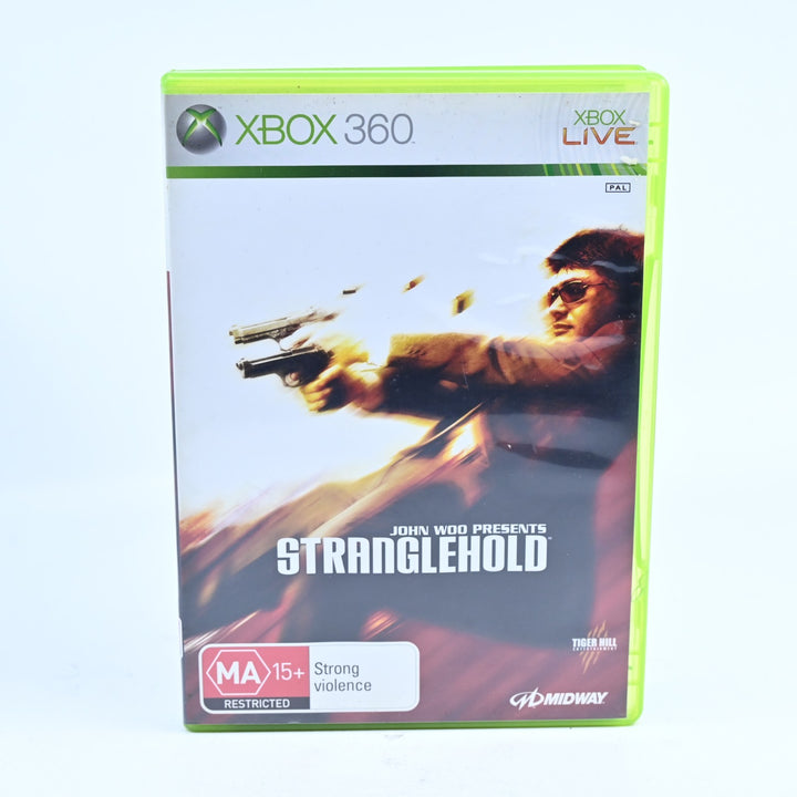 John Woo Presents: Stranglehold - Xbox 360 Game + Manual - PAL - MINT DISC!