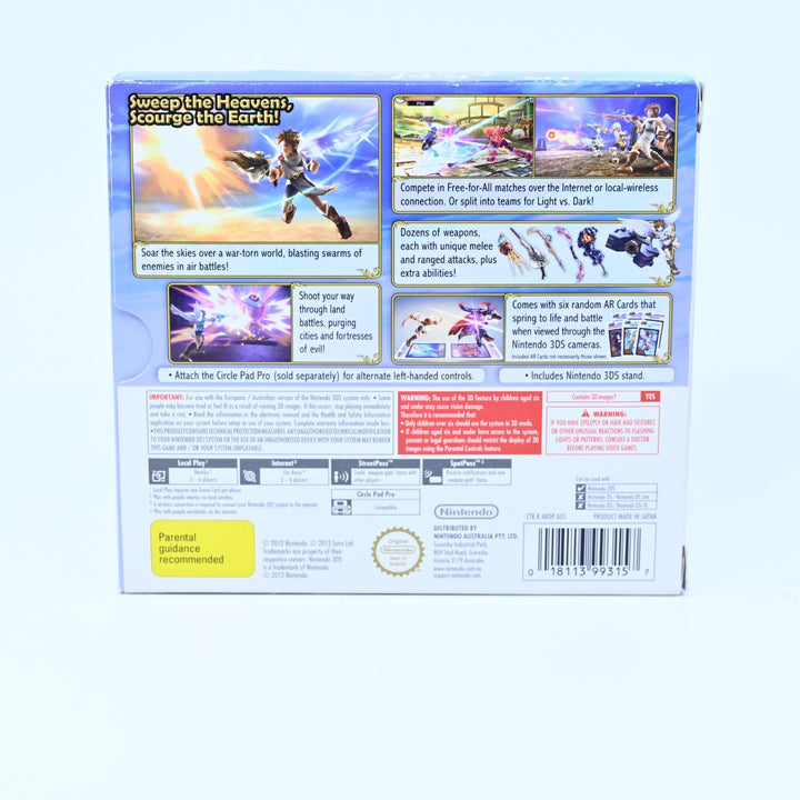 Kid Icarus: Uprising - Nintendo 3DS Game - PAL + Manual + Cards - FREE POST!