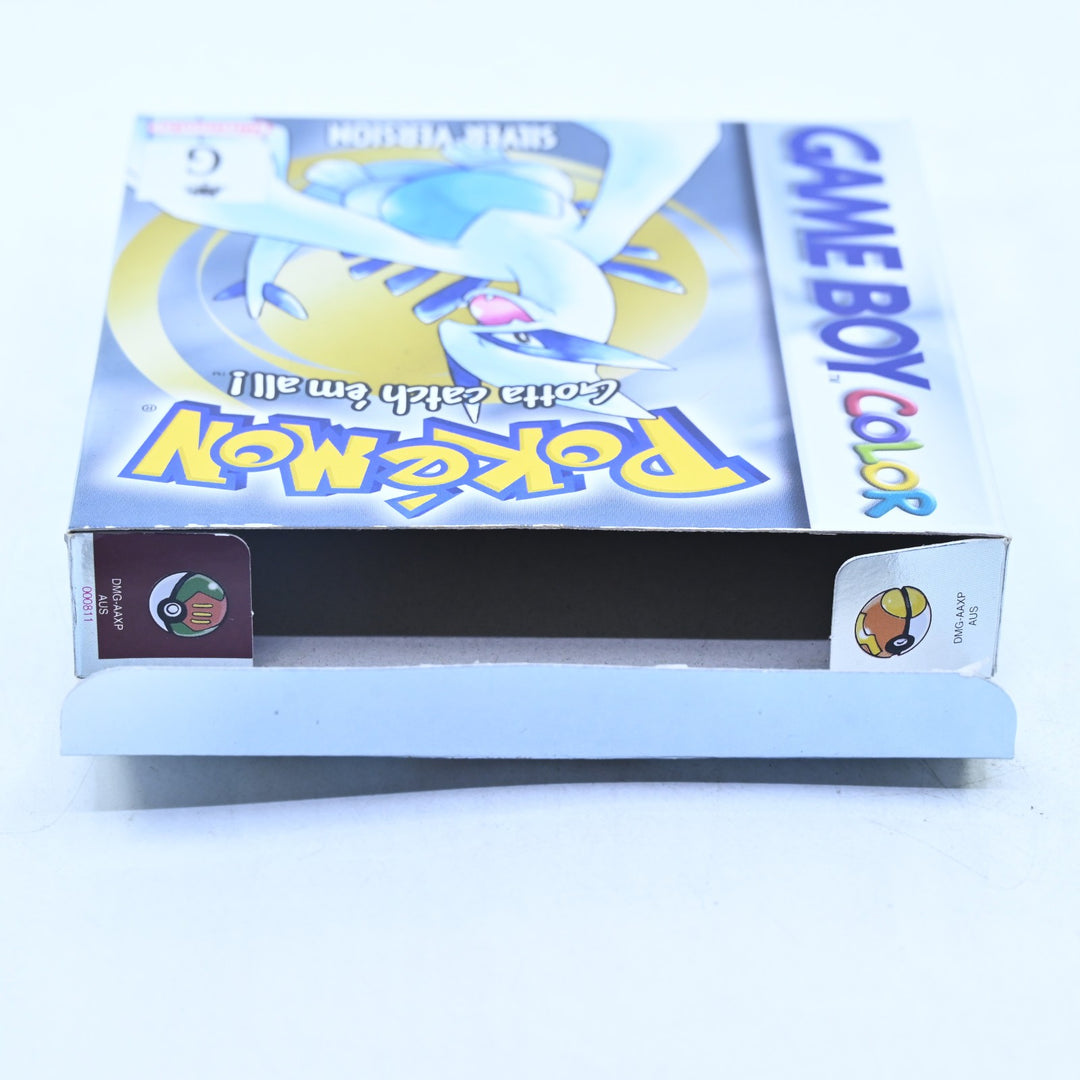 Pokemon Silver Version - Nintendo Gameboy Color Boxed Game - PAL - NEW BATTERY!