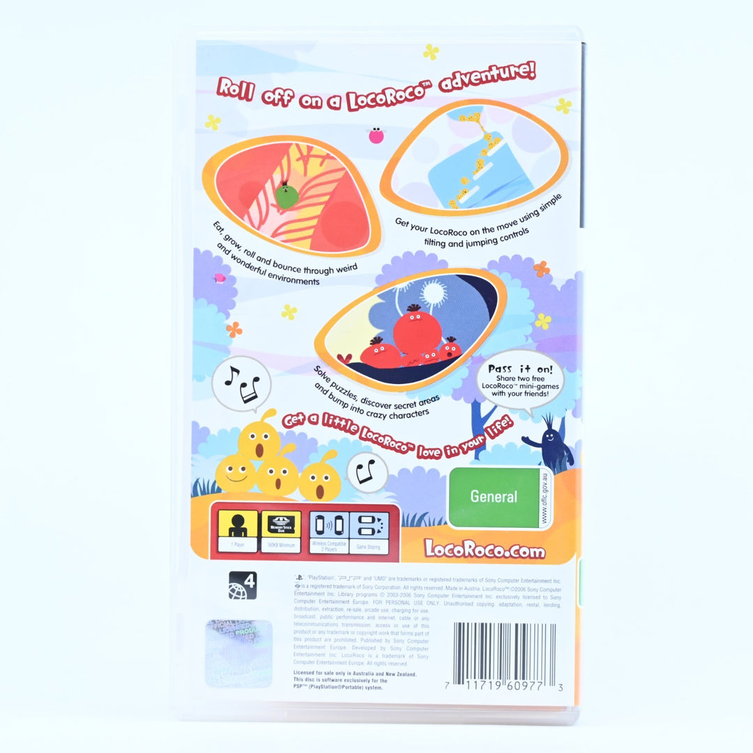 LocoRoco - Sony PSP Game + Manual - FREE POST!