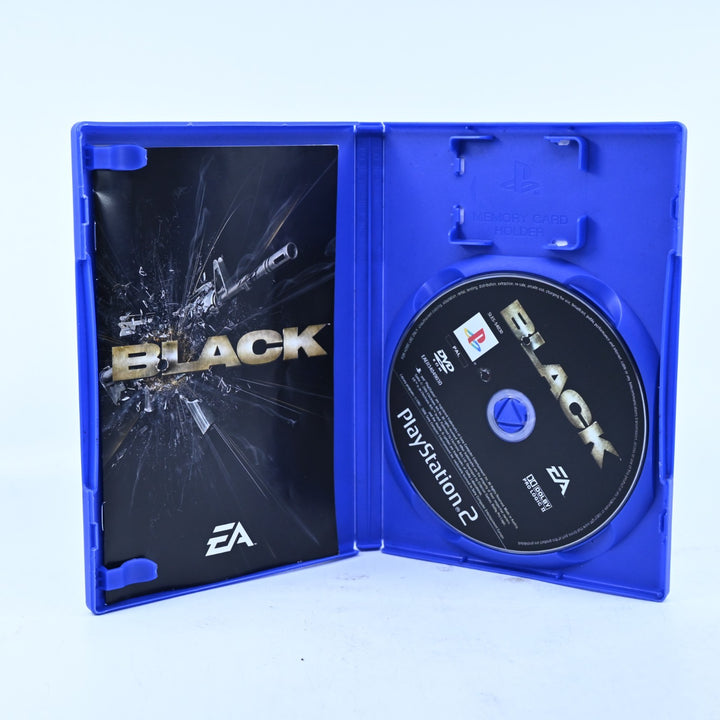 Black - Sony Playstation 2 / PS2 Game + Manual - PAL - MINT DISC!