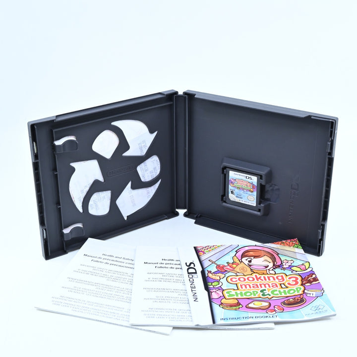 Cooking Mama 3: Shop & Chop - Nintendo DS Game - PAL + Manual - FREE POST!