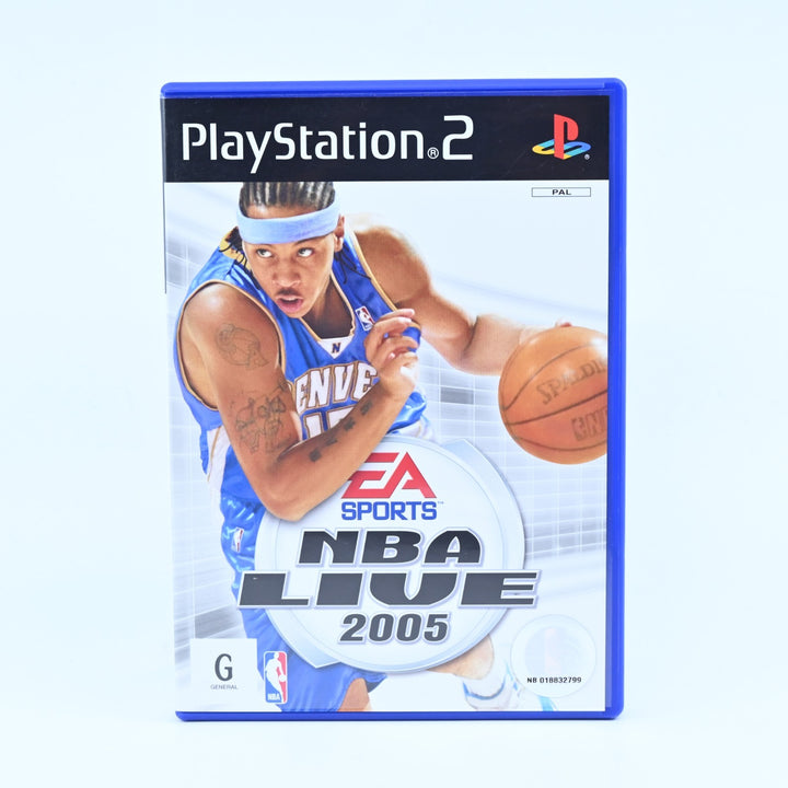 NBA Live 2005 - Sony Playstation 2 / PS2 Game + Manual - PAL - MINT DISC!