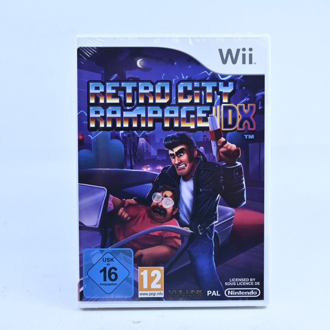 SEALED! Retro City Rampage DX - Nintendo Wii Game + Manual - PAL - MINT DISC!