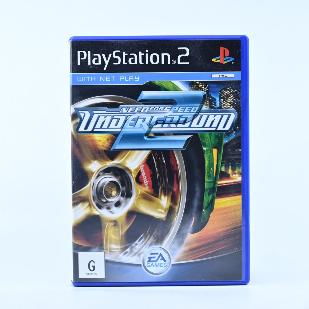 Need for Speed: Underground 2 - Sony Playstation 2 / PS2 Game + Manual - PAL