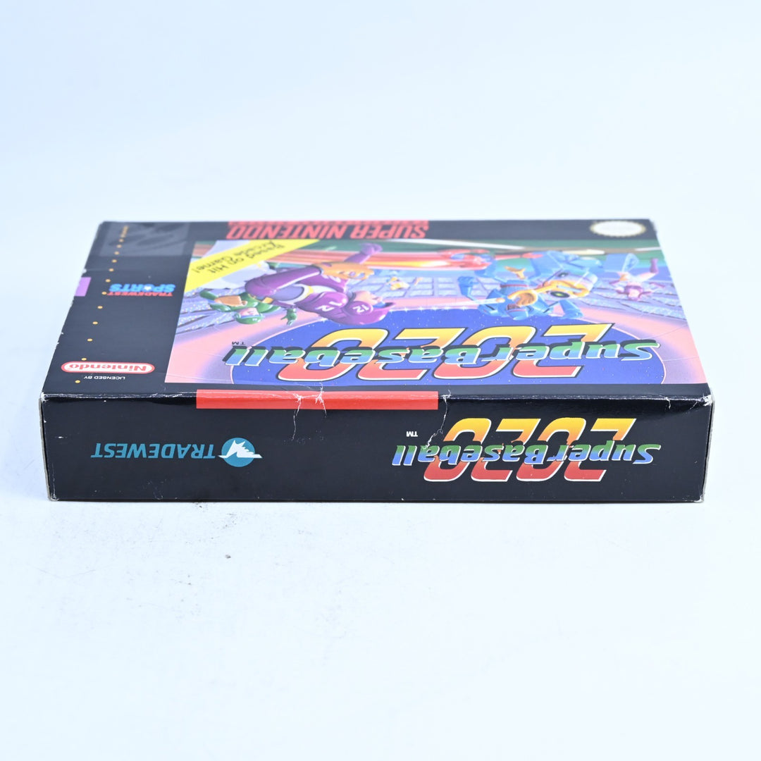 Super Baseball 2020 - Super Nintendo / SNES Boxed Game - NTSC-U/C