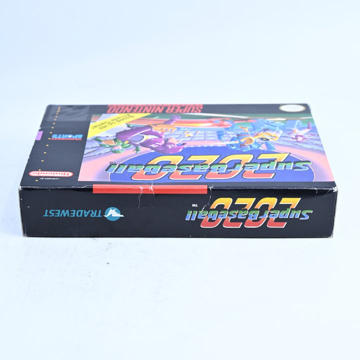 Super Baseball 2020 - Super Nintendo / SNES Boxed Game - NTSC-U/C