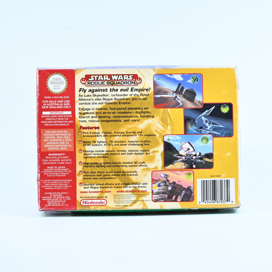 Star Wars: Rogue Squadron - N64 / Nintendo 64 Boxed Game - PAL - FREE POST!
