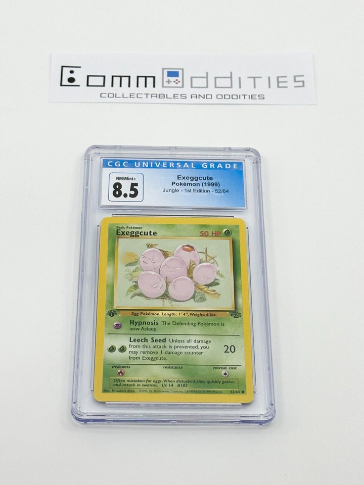 Exeggcute 1st Edition CGC 8.5 Pokemon Card - 1999 Jungle Set 52/64 - FREE POST!
