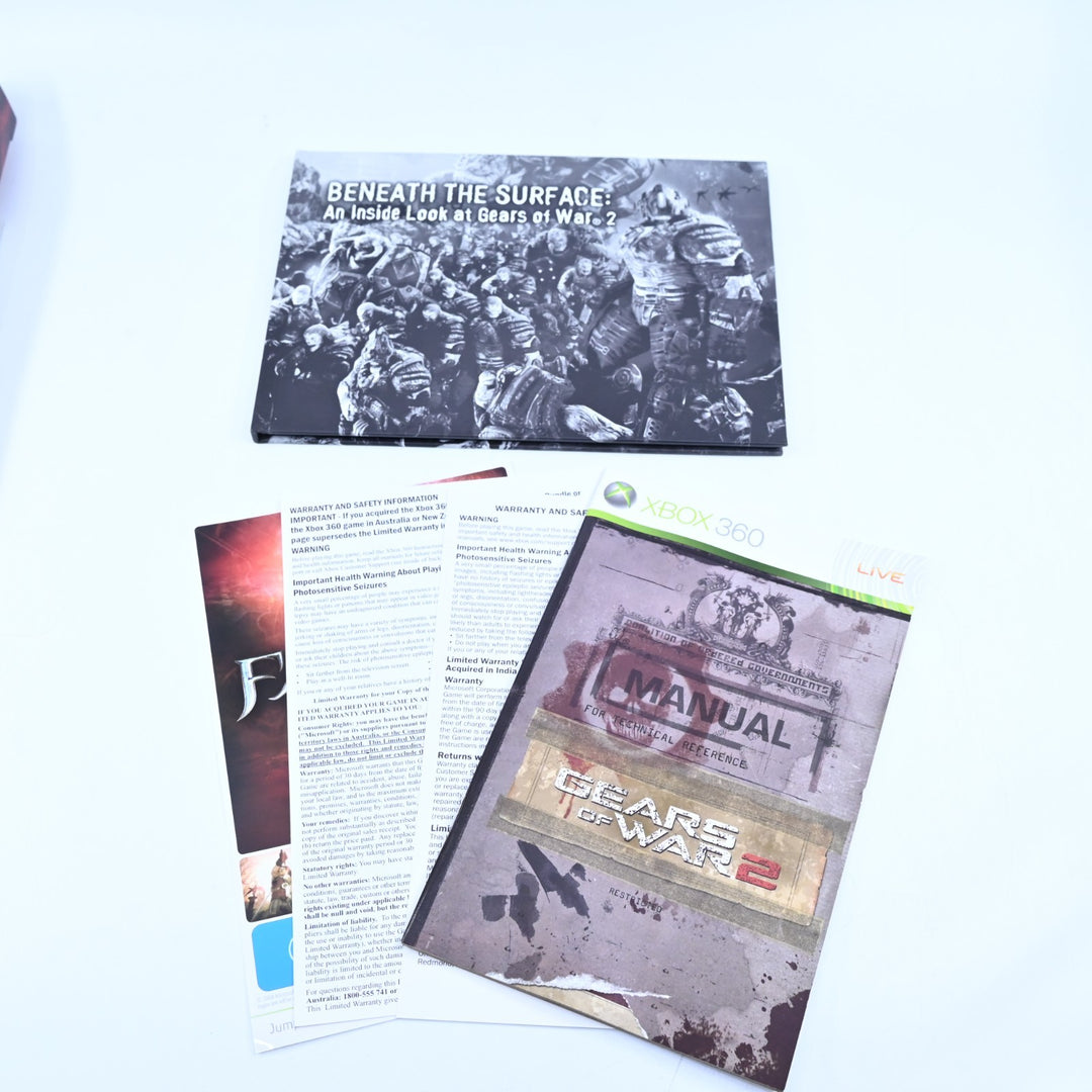 Gears of War 2 Limited Edition - Xbox 360 Game + Manual - PAL - MINT DISC!