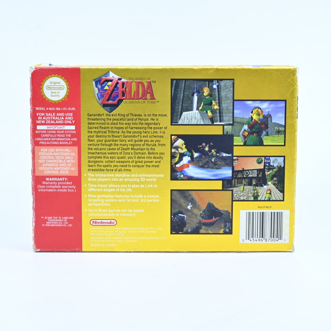 The Legend of Zelda: Ocarina of Time - N64 / Nintendo 64 Boxed Game - PAL
