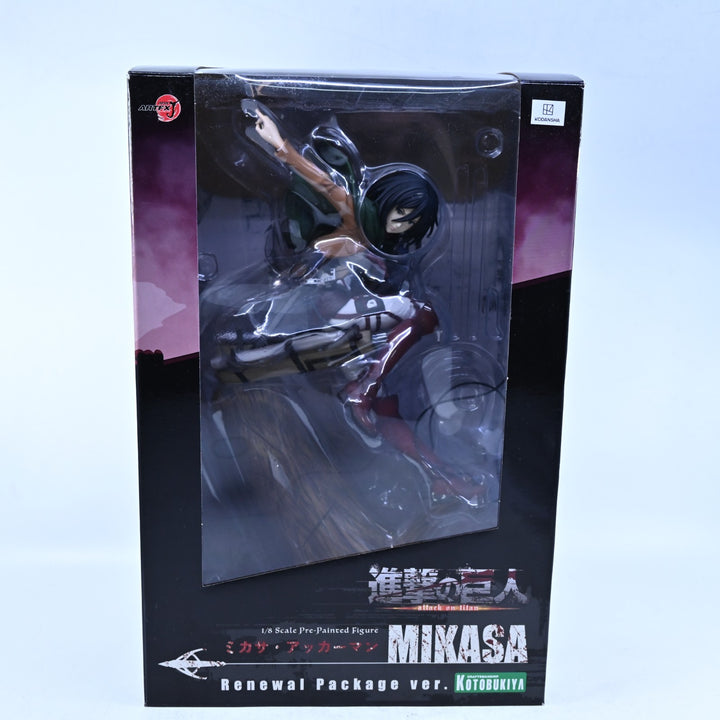 Mikasa Ackerman Renewal Package Ver. - ARTFX-J - Kotobukiya - Anime Figure