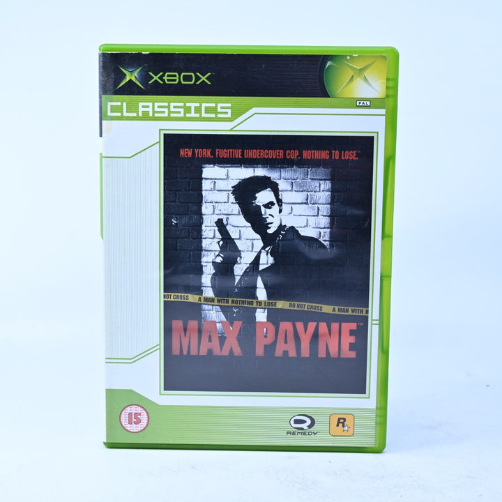Max Payne - Original Xbox Game + Manual - PAL - MINT DISC!