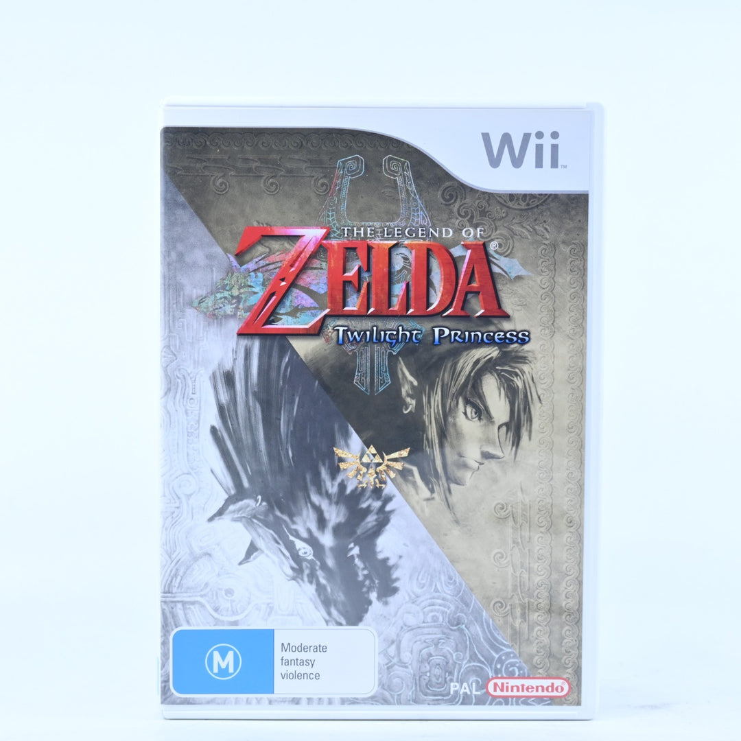 The Legend of Zelda: Twilight Princess - Nintendo Wii Game &amp; Manual - PAL
