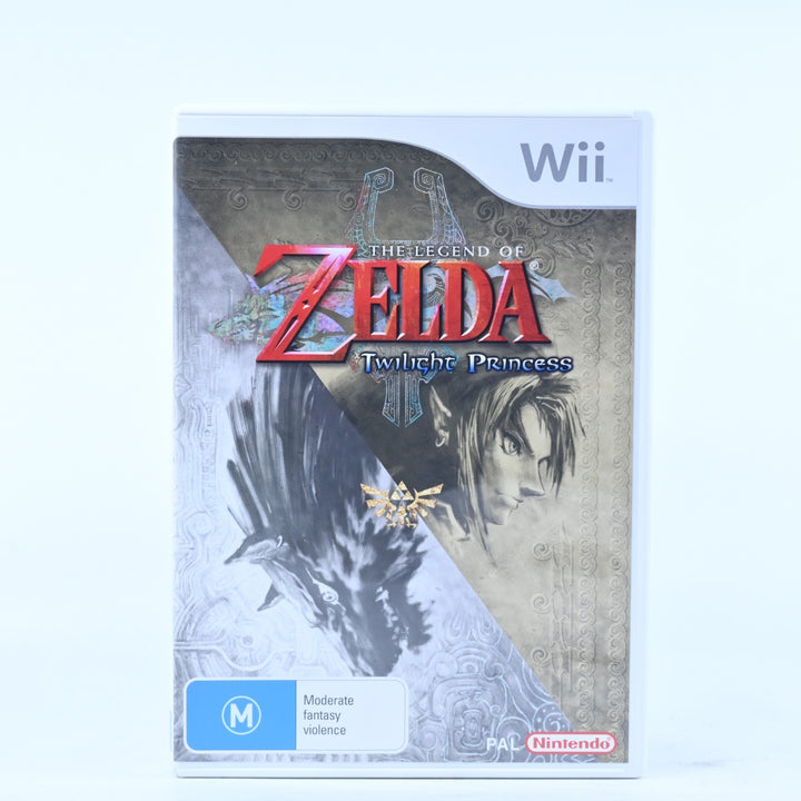 The Legend of Zelda: Twilight Princess - Nintendo Wii Game &amp; Manual - PAL
