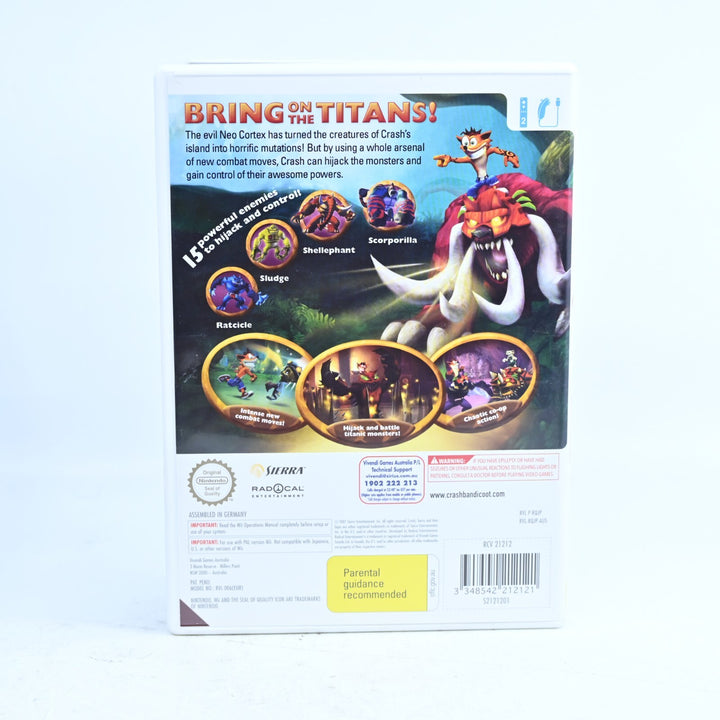 Crash of the Titans - Nintendo Wii Game + Manual - PAL - MINT DISC!