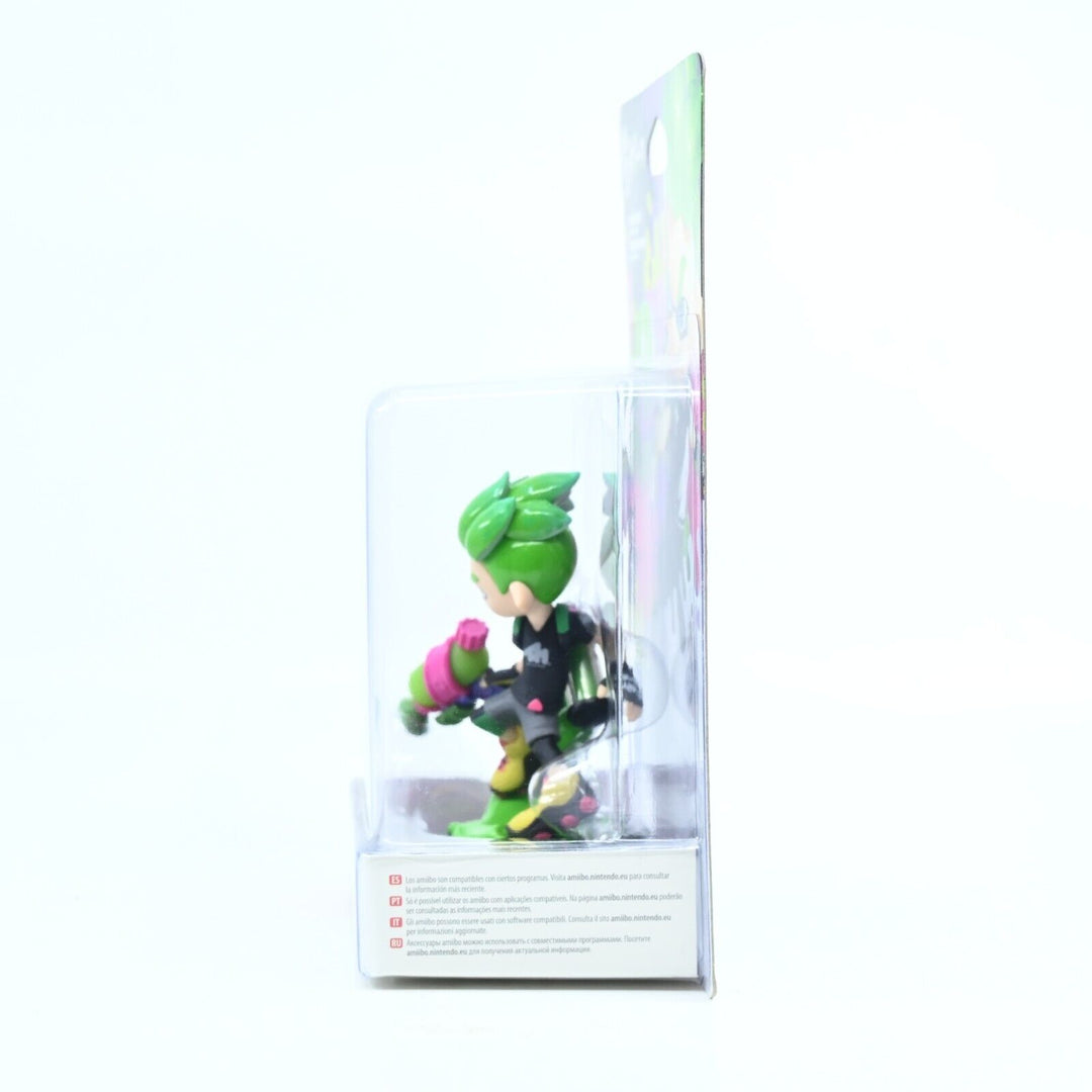 SEALED! Inkling Boy (Neon Green) Amiibo - Splatoon - Toy