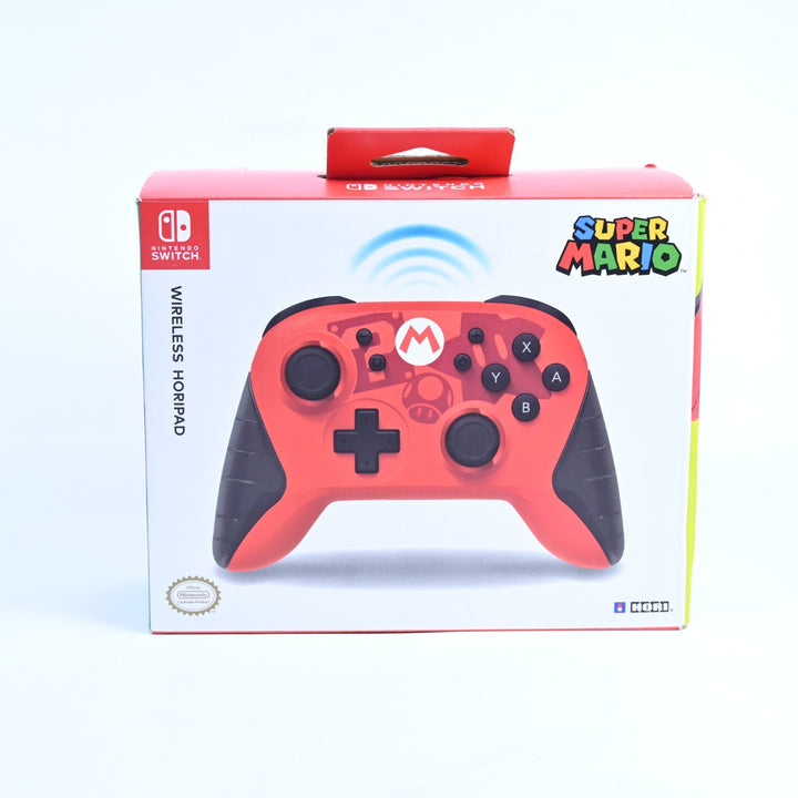 Super Mario Wireless Horipad Controller - Hori - Nintendo Switch Accessory
