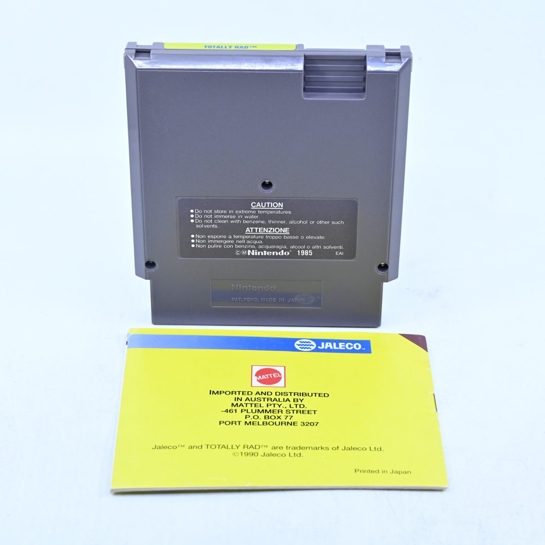 Totally Rad - Nintendo Entertainment System / NES Game + Manual - PAL