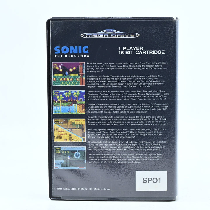 Sonic the Hedgehog - No Manual - Sega Master System Game - PAL - FREE POST!